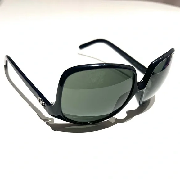 DOLCE & GABBANA 6033 OVERSIZED BLACK SUNGLASSES EXCELLENT  display picture 2